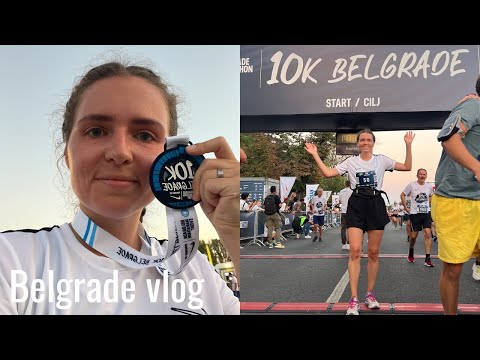 running 10K Belgrade Marathon, final days with mom I vlog