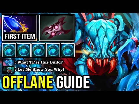 CRAZY META!!! Super Annoying Offlane Weaver First ITEM Scepter + Armlet 100% Counter Everyone DotA 2