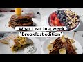 WHAT I EAT IN A WEEK BREAKFAST EDITION 2021