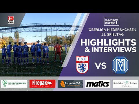 Oberliga Niedersachsen 11th Matchday Lüneburger SK vs SV Meppen II #football #highlights #sports