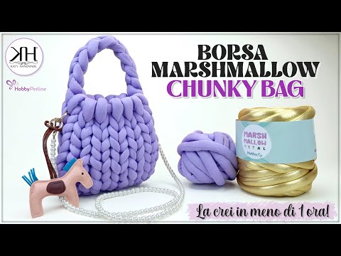 MARSHMALLOW BAG TUTORIAL 💜 - Make your own bag in under an hour! EASY & TRENDY 🤩🌟