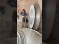 Amazing Talented Young Man Making Stainless Steel Dish Antenna Making Tv Signals Catch Up Dish