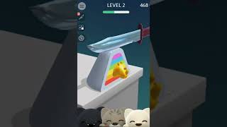 ASMR Slicing gameplay- satisfying  android game review #shorts #satisfying