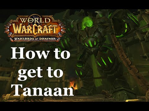 World of Warcraft - How to get to Tanaan Jungle from your Garrison without Flight Path
