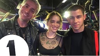 “You can ride a dragon honey!” Emilia Clarke promises Nick Jonas a role in Game Of Thrones