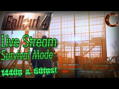 Fallout 4 Live Stream Survival Mode, Part 26: Following the Freedom Trail! (1440p 60fps)