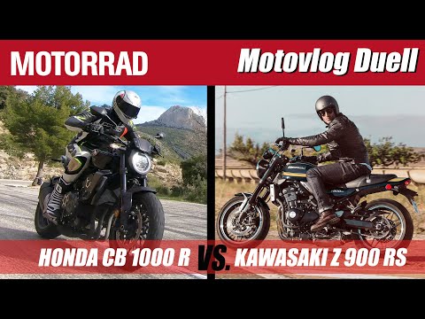 Honda CB 1000 R gegen Kawasaki Z 900 RS: MotoVlog Duell