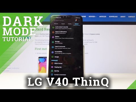How to Enable Color Inversion in LG V40 ThinQ – Dark Mode