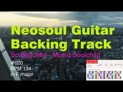 Neosoul Guitar Backing Track 020 - "So Beautiful - Musiq Soulchild"