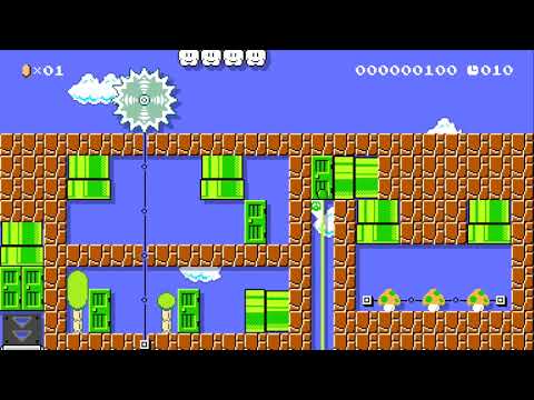 Find a way to beat Time! 3 by Matt - SUPER MARIO MAKER - NO COMMENTARY 1bc 1bc