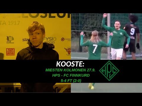 KOOSTE: HPS Miehet 5-4 FC Finnkurd + haastattelu 27.9. - HPS TV
