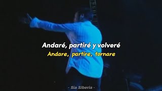 Nek - Andare, Partire, Tornare Live || Español + Lyrics ||