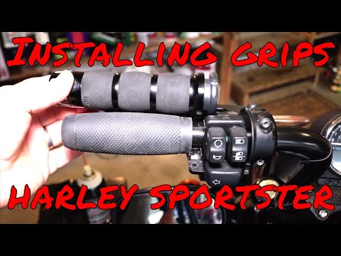 How to Install Grips on a Harley Davidson Sportster