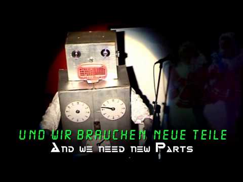 Koncerty cyber-bandu Die alten Maschinen v Praze a v Brně