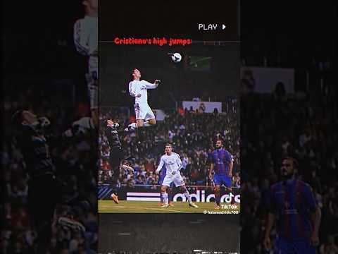 Normal vs High Jump 🤯#football #cristiano #ronaldo #fyp #shorts #subscribe