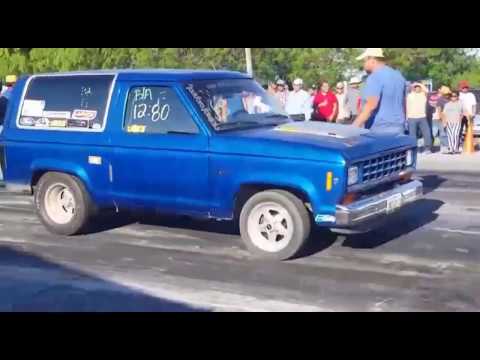 Thumbnail for Ford Bronco II Vs Ford Mustang 1/4 Drag Race by Ford Bronco II