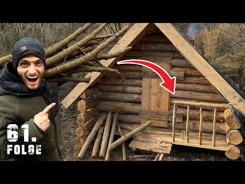 Ich baue eine TERRASSE für mein BLOCKHAUS | Tag 61/100 autark