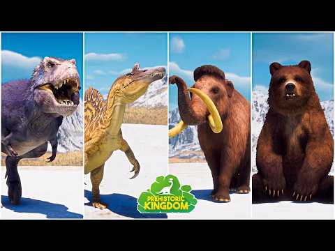 All 60 Dinosaurs, Reptiles & Mammals Showcase in Prehistoric Kingdom