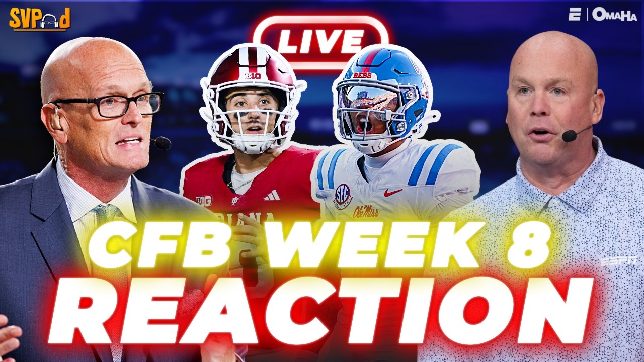 CFB Week 8 REACTION! SVP & Stanford Steve recap Texas-Ole Miss, Indiana-Michigan & more | SVPod