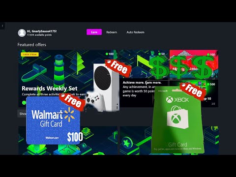 How to get Free gift cards using an Xbox and Phone
