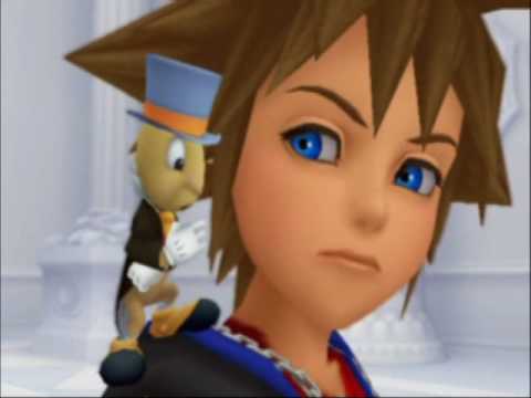 Kingdom Hearts RE: Chain of Memories English Dub cutscenes (Sora's story) part 1