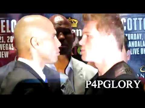 Miguel Cotto VS. Canelo Alvarez FACE OFF!