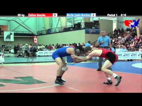 Colton Rasche vs. Martin (josh) Martinez at 2013 ASICS University Nationals - FS