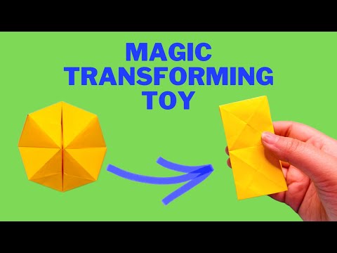 Origami Magic Transforming Flexahedron | Creative Paper Toys