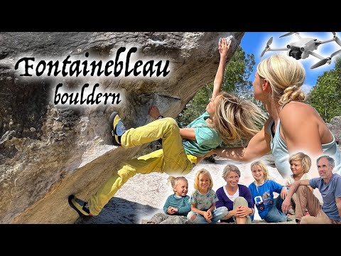 France/Fontainebleau 2023 - bouldern with family