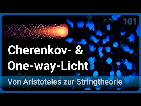 Kann man One-way Lichtgeschwindigkeit messen mit Cherenkov-Licht ? • vAzS (101) | Josef M. Gaßner