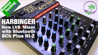 Video thumbnail for Features & Benefits of the Harbinger LV8 8-Channel Analog Mixer with Bluetooth & Hi-z Review by expert island