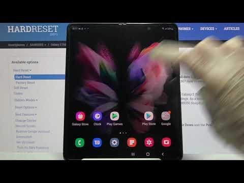 How to Activate High Contrast Text on SAMSUNG Galaxy Z Fold 3 – Display Settings