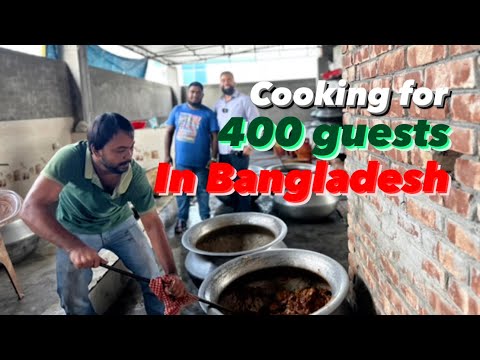 Be Inspired | Mega Cooking! Huge Biriyani For Over 400 Big Fat Wedding Guests In Bangladesh.