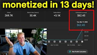 Monetize a Faceless YouTube Channel in 13 Days — Step-by-Step Guide & Transcript