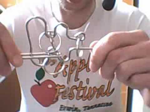 Металлическая головоломка (Metal Puzzle) - разборка и сборка.