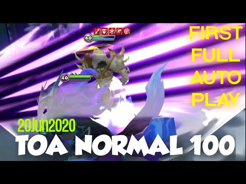 SUMMONERS WAR: TOA Normal 100 Quest Full Auto Play