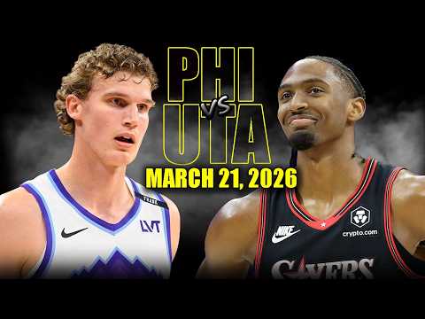 유타 VS 필라델피아 NBA 스포츠 하이라이트