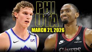 [검증마트] 3월22일 필라델피아 유타 NBA 하이라이트