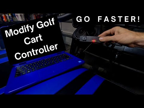 Modify Golf Cart Controller to go FASTER and Change Settings Club Car EZGO Yamaha Bintelli Icon