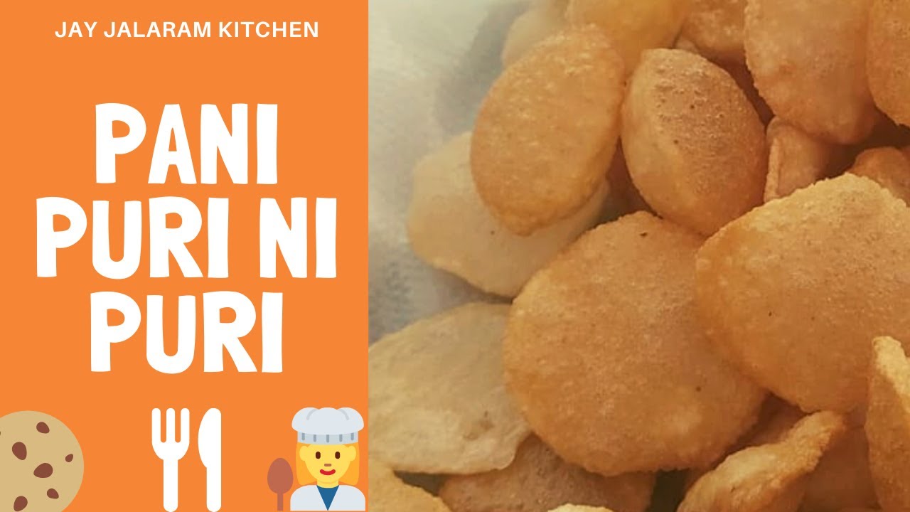Testy Pani Puri Puri  Home Made  Golgappa, Pakodi, Puchka | How to make Testy Pani Puri Puri in Gujarati