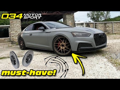 HUGE Brake Upgrade From 034! Tearing Up Backroads In The B9 Audi S5