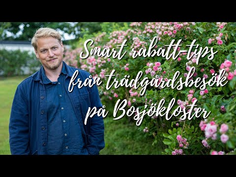 Supertips för breda rabatter - Trädgårdsbesök på Bosjökloster