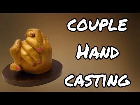 Couple Hand Casting | Anniversary Special | How to cast hands with casting kit | Special gift