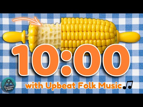 10 Minute Picnic Classroom Timer with Upbeat Music for Summer 🌽