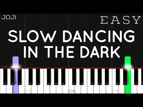 Joji - SLOW DANCING IN THE DARK | EASY Piano Tutorial