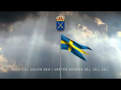 Swedish Soldier's Song - "När Solen Lyser Klart På Himlen Blå" (with English Subtitles)