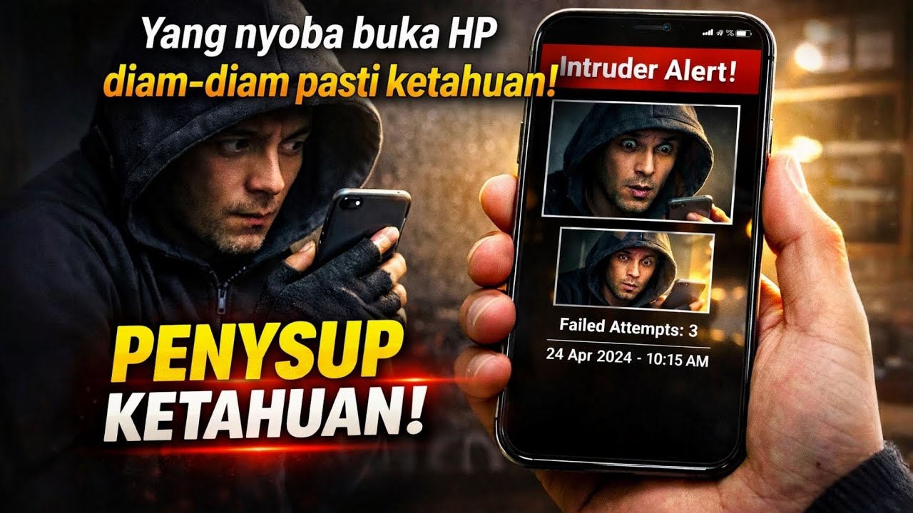 Langsung Ketahuan | Cara Mengetahui Orang Yang Nyoba Buka Hp kita Secara Diam-diam 
