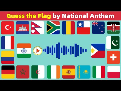 🌎Guess The Country by The National Anthem🎵 | Country Quiz Challenge🧠