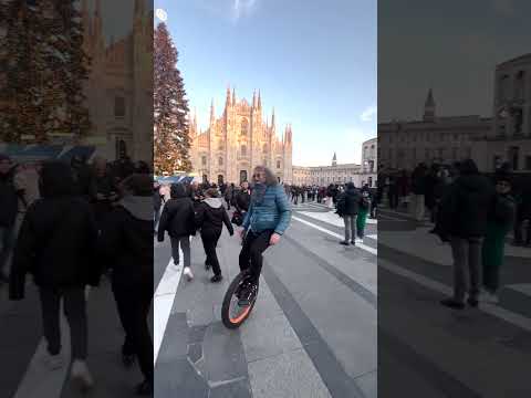 UN CARISSIMO SALUTO DA MILANO... #unicycling #sports #mountains