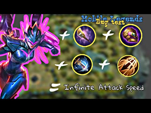 Mobile legends|Negative attack speed bug test|OP attack speed